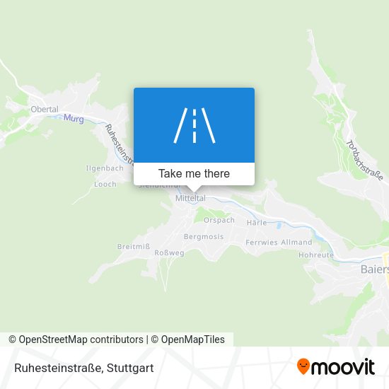 Ruhesteinstraße map