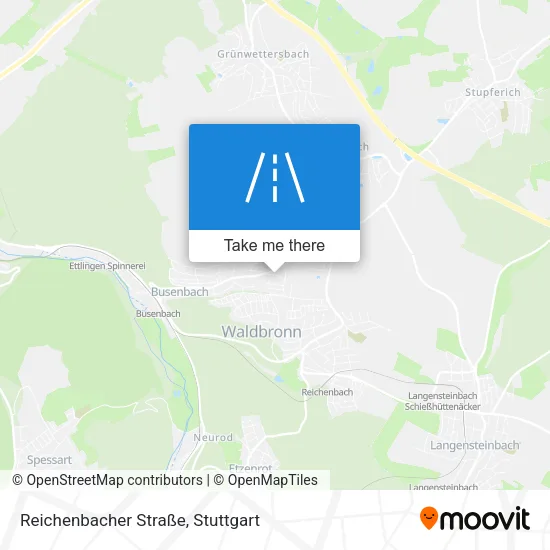 Карта Reichenbacher Straße