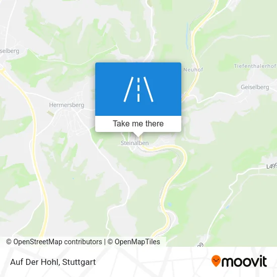 Карта Auf Der Hohl