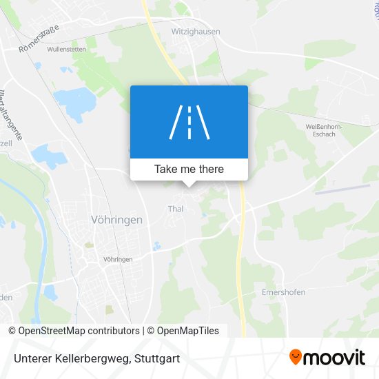 Unterer Kellerbergweg map
