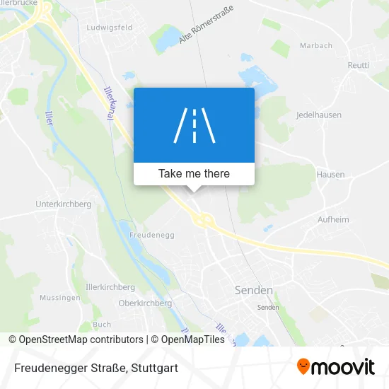 Карта Freudenegger Straße