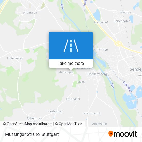 Mussinger Straße map