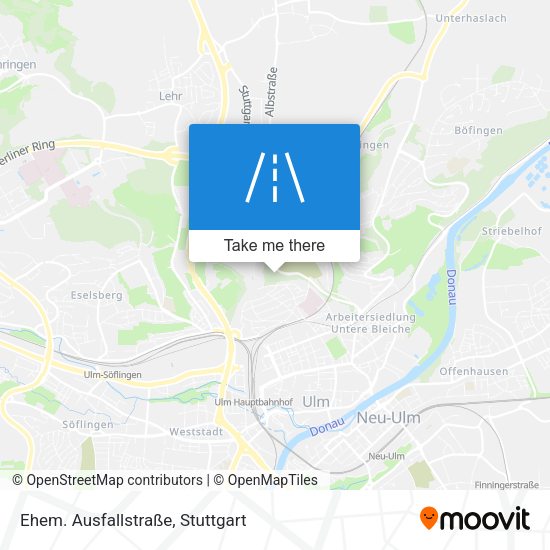 Ehem. Ausfallstraße map