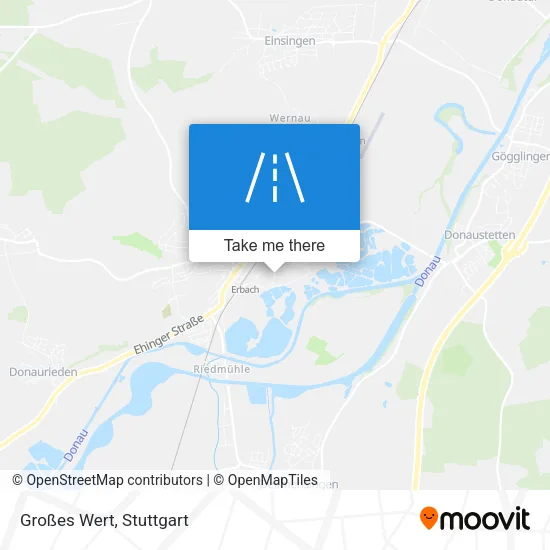 Карта Großes Wert