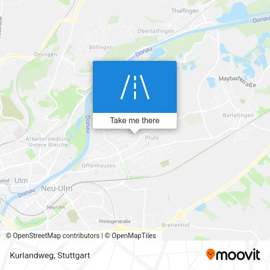 Карта Kurlandweg