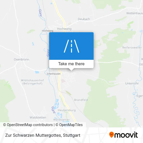 Карта Zur Schwarzen Muttergottes