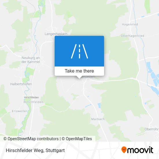 Карта Hirschfelder Weg