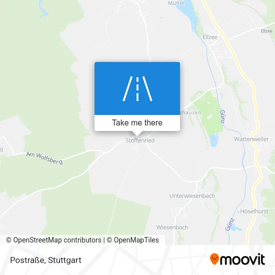 Карта Postraße