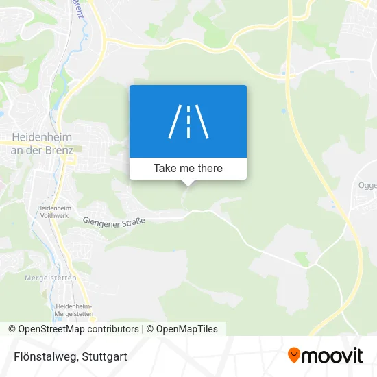 Карта Flönstalweg