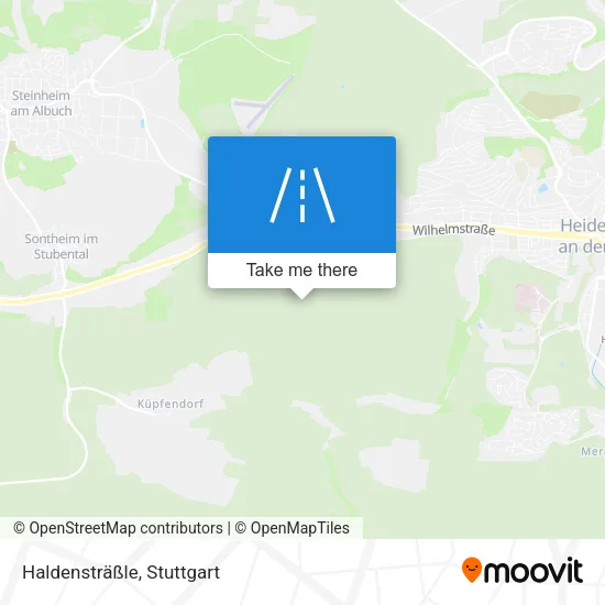 Haldensträßle map