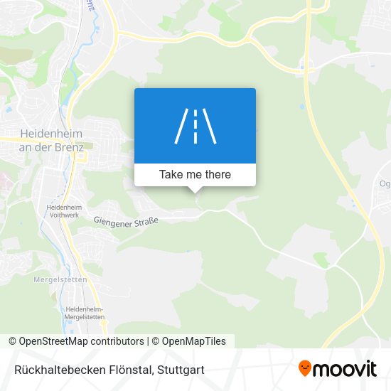 Rückhaltebecken Flönstal map