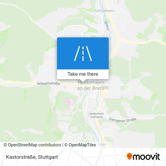 Карта Kastorstraße