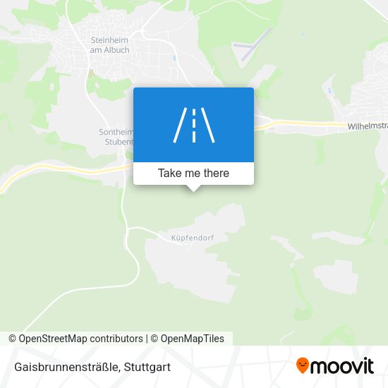 Gaisbrunnensträßle map