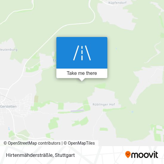 Hirtenmähdersträßle map