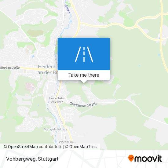 Vohbergweg map