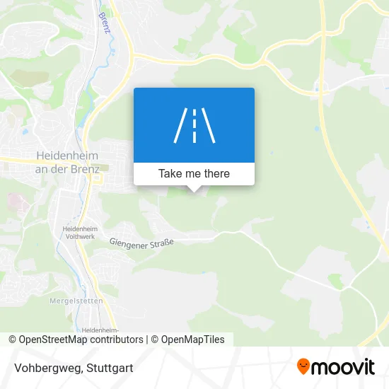 Карта Vohbergweg