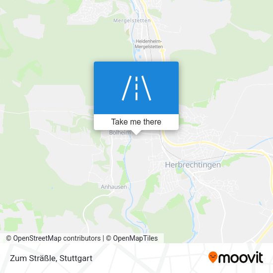 Карта Zum Sträßle