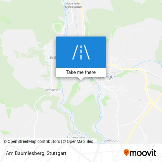 Карта Am Bäumlesberg