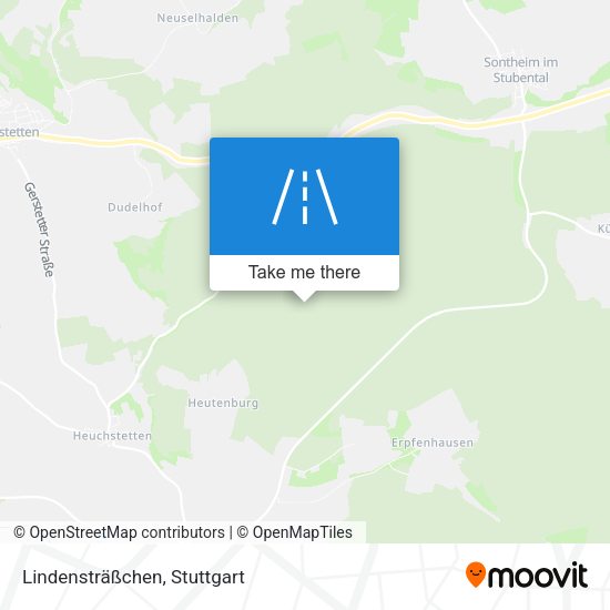 Lindensträßchen map