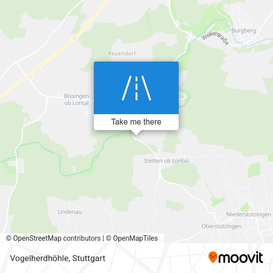 Vogelherdhöhle map