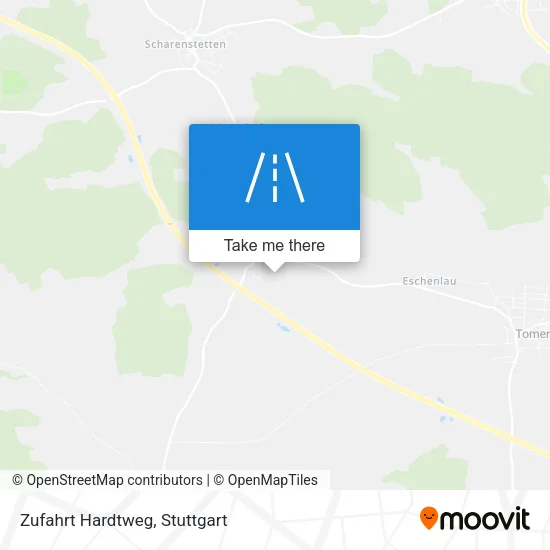 Карта Zufahrt Hardtweg