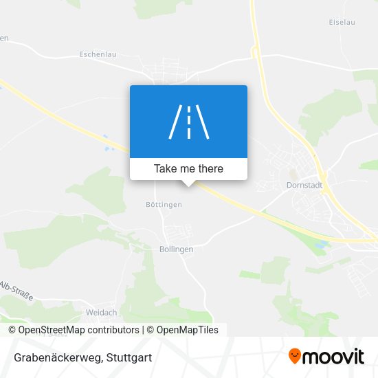 Grabenäckerweg map