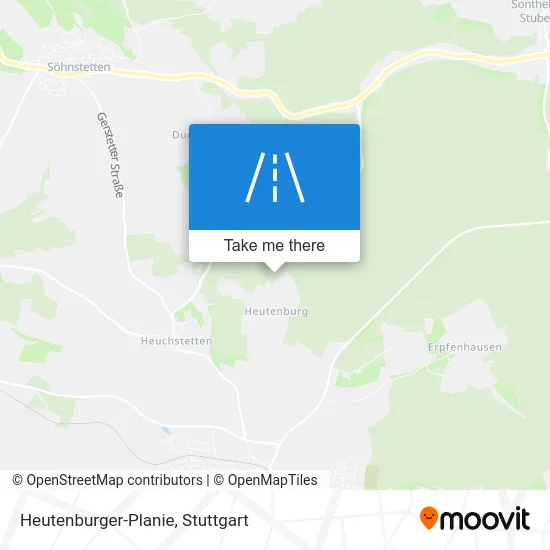 Карта Heutenburger-Planie