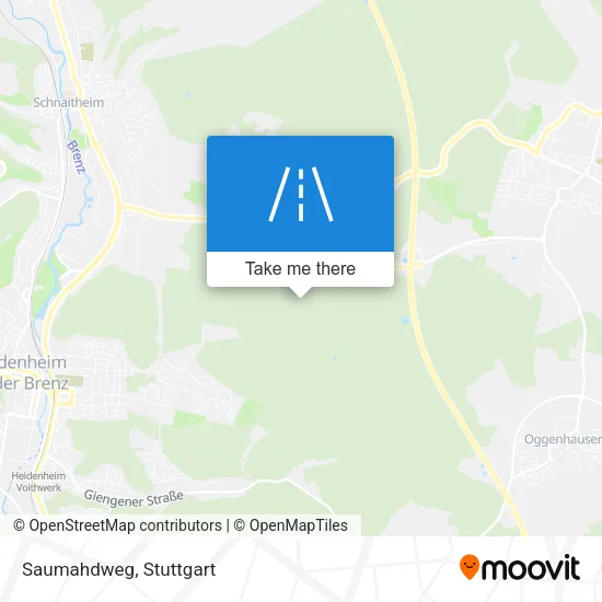 Карта Saumahdweg