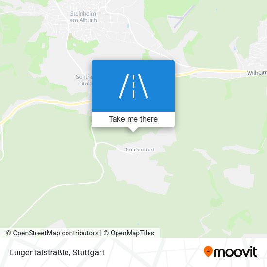 Luigentalsträßle map