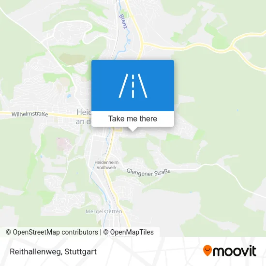Карта Reithallenweg