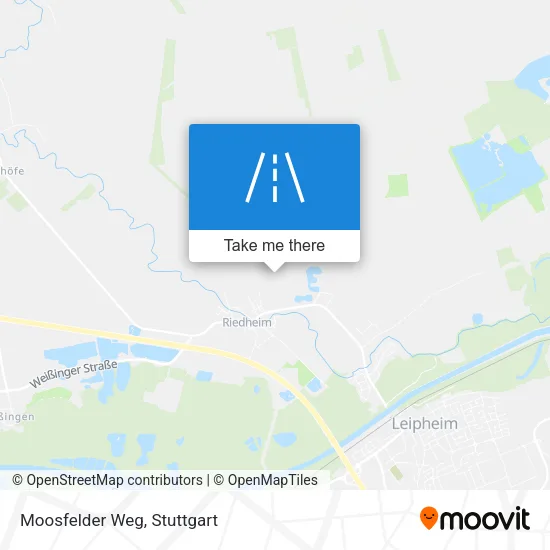 Карта Moosfelder Weg