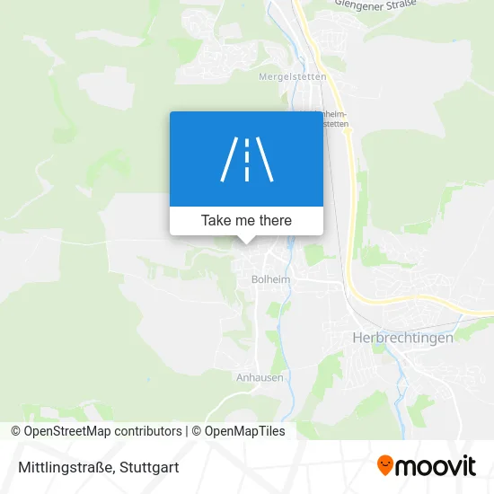 Карта Mittlingstraße