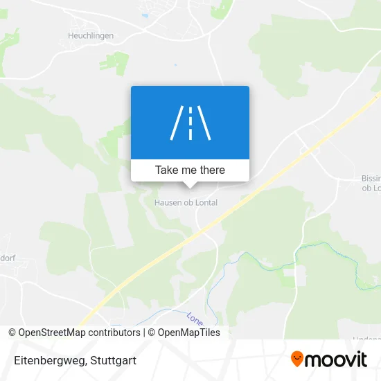Карта Eitenbergweg