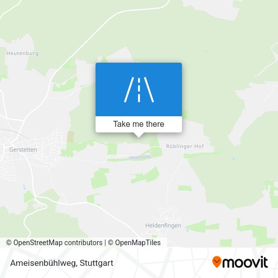 Ameisenbühlweg map