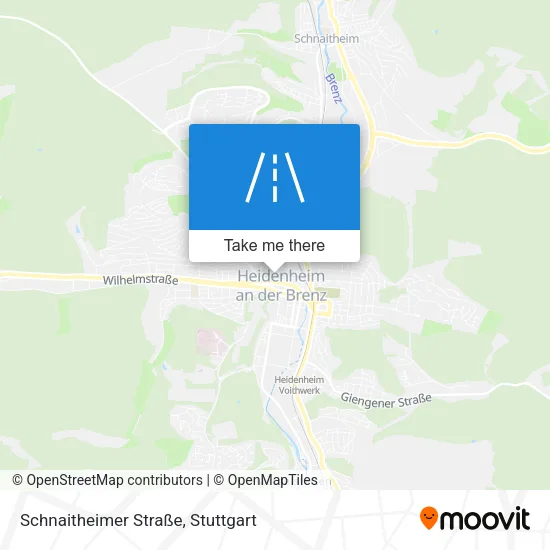 Карта Schnaitheimer Straße