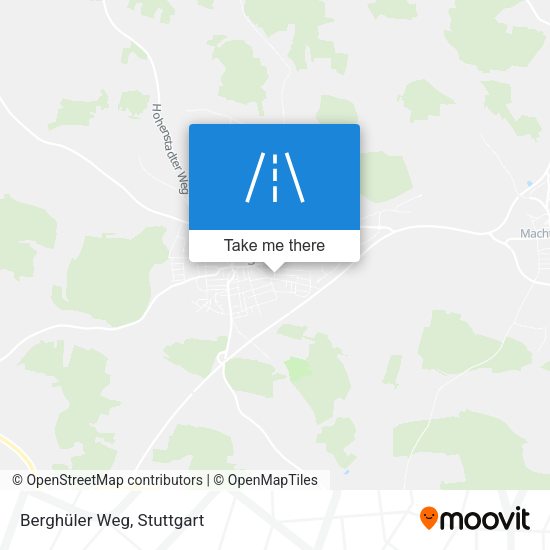 Berghüler Weg map