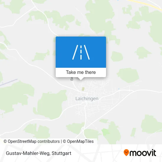Gustav-Mahler-Weg map