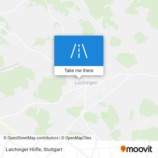 Laichinger Höfle map
