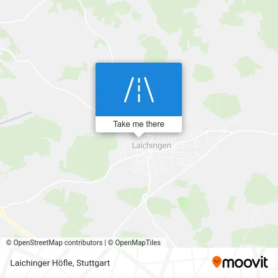 Карта Laichinger Höfle