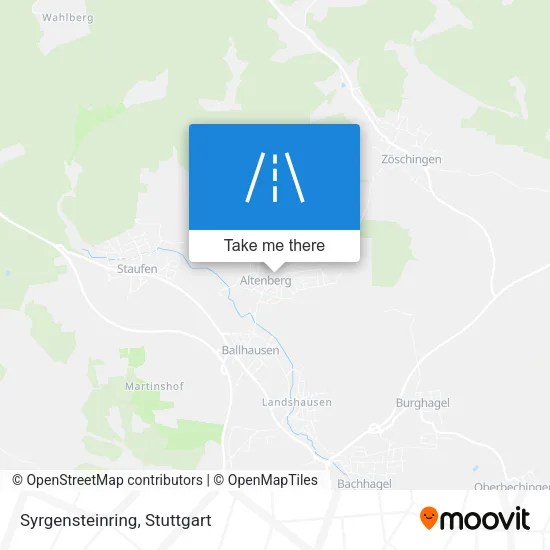 Карта Syrgensteinring