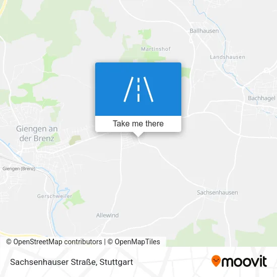 Карта Sachsenhauser Straße