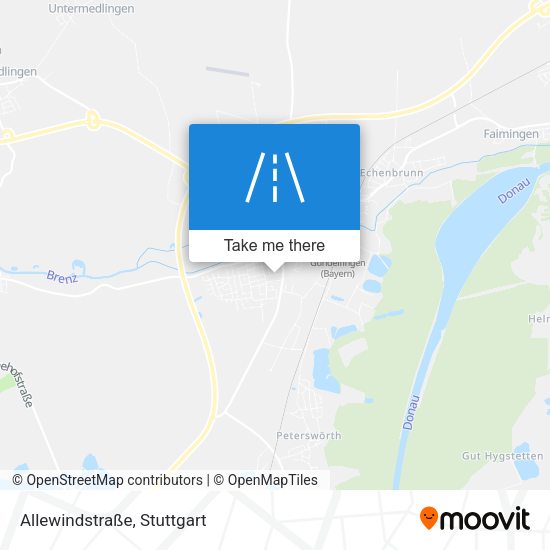 Allewindstraße map