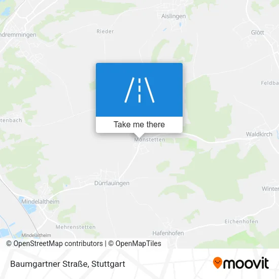 Карта Baumgartner Straße