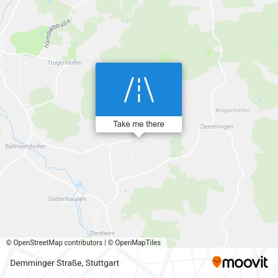 Карта Demminger Straße