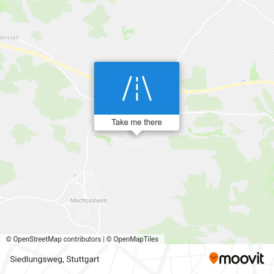 Карта Siedlungsweg