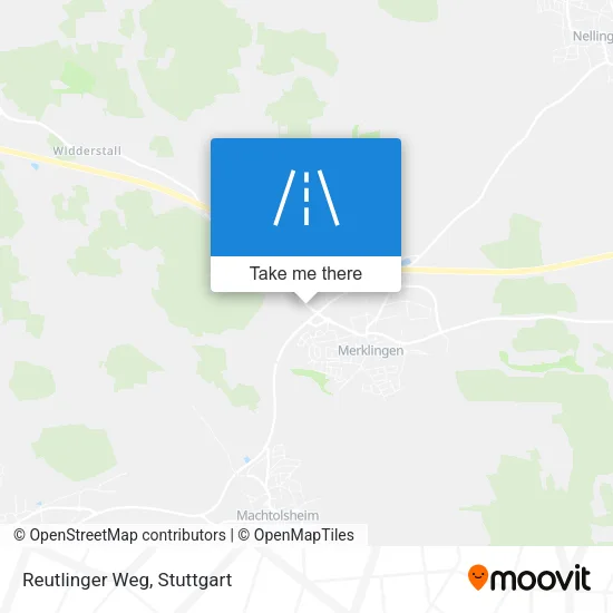 Карта Reutlinger Weg