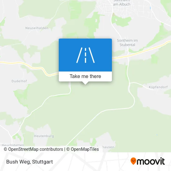 Карта Bush Weg