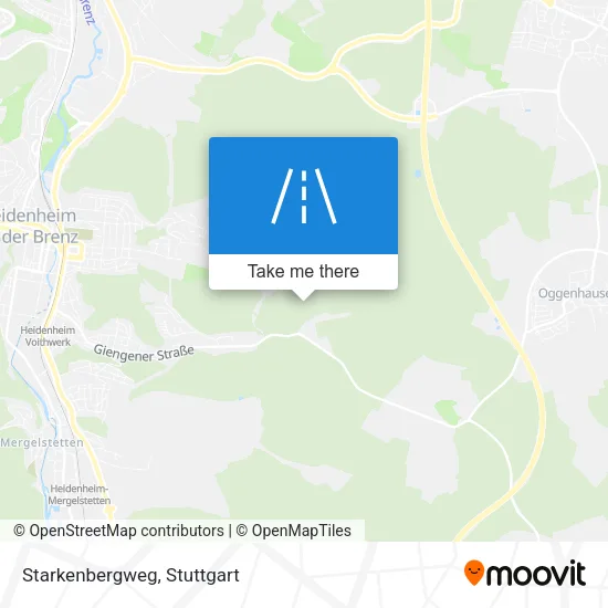 Карта Starkenbergweg