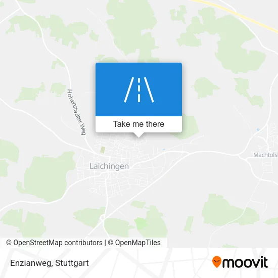 Enzianweg map