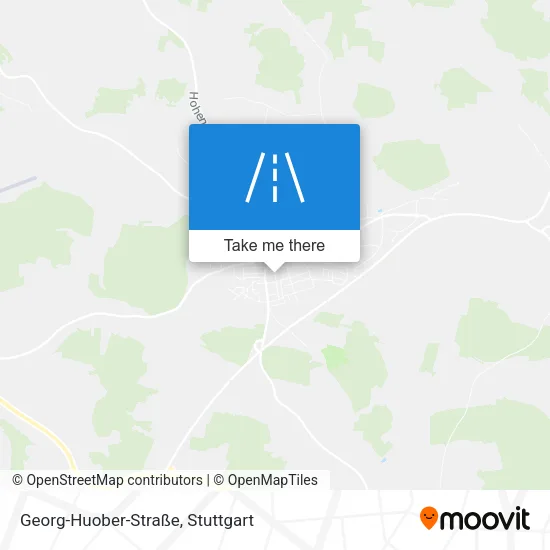Карта Georg-Huober-Straße